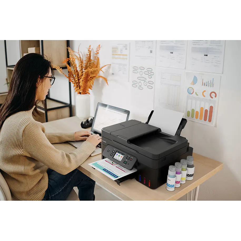 Canon PIXMA G4180 Multifuncional Tinta Continua MegaTank Con ADF, Dúplex y Wi-Fi Para Hogar y Oficina 7