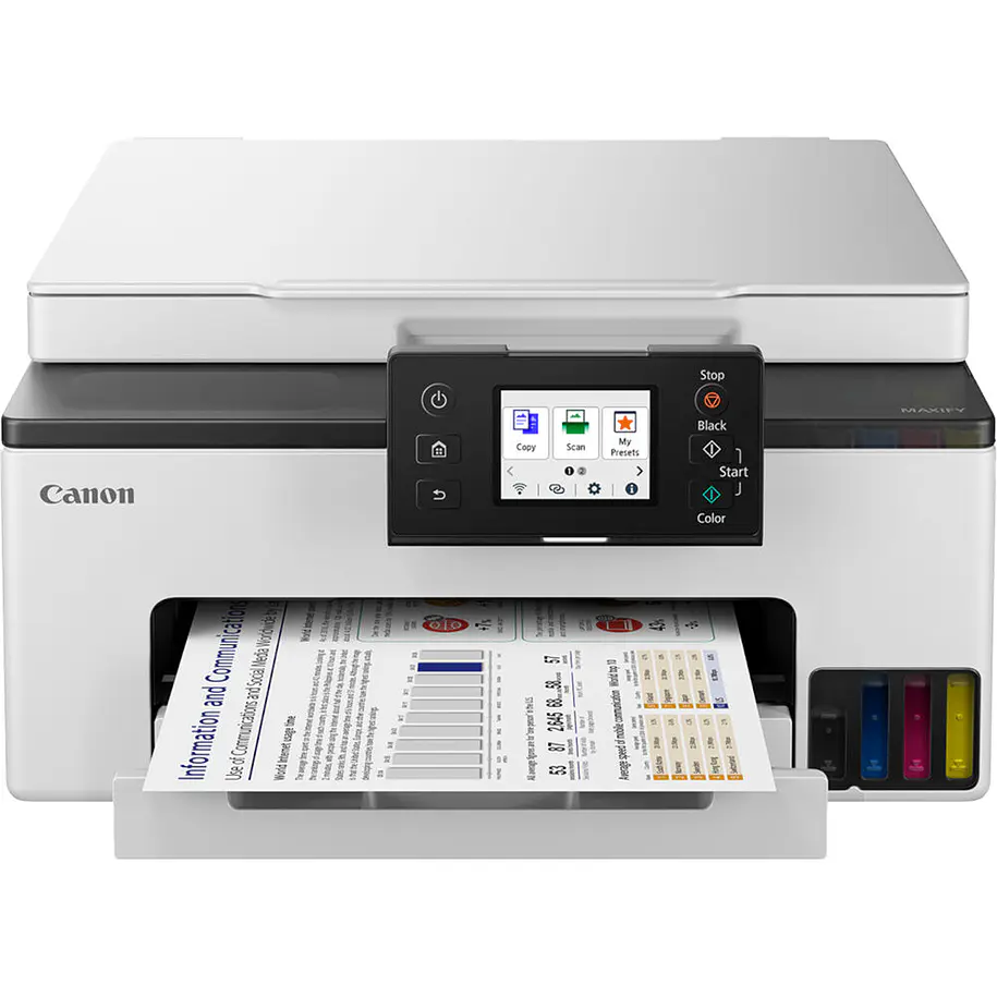 Canon MAXIFY GX1010 Multifuncional 3 en 1 Tinta Continua MegaTank Pigmentada Compacta Para Oficina 2
