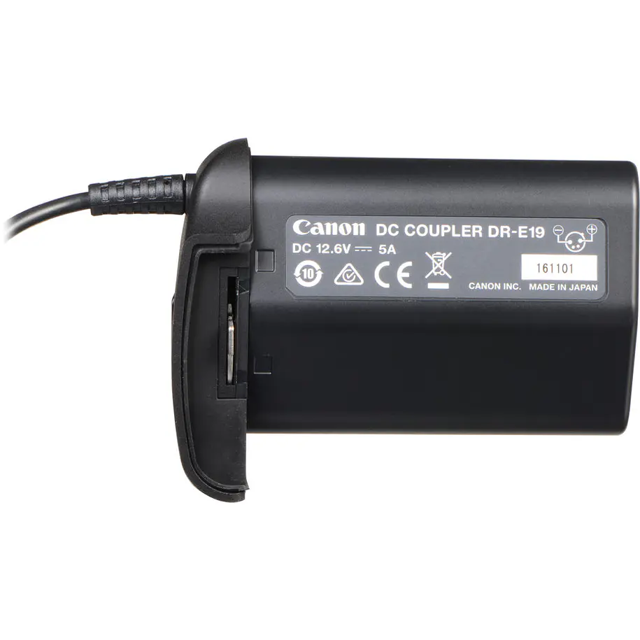 Canon DR-E19 Acoplador DC Para Alimentación Continua de Cámaras EOS Con Batería LP-E19 3