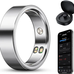 Boya BOYACARE Ring Anillo Inteligente de Salud y Sueño Color Plateado Talla 6