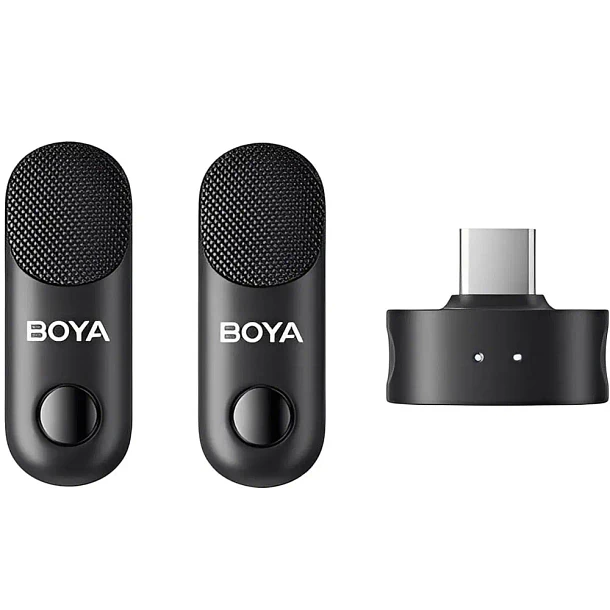 Boya Magic-06 Micrófono Inalámbrico Doble USB-C Con IA Sin Estuche de Carga 1