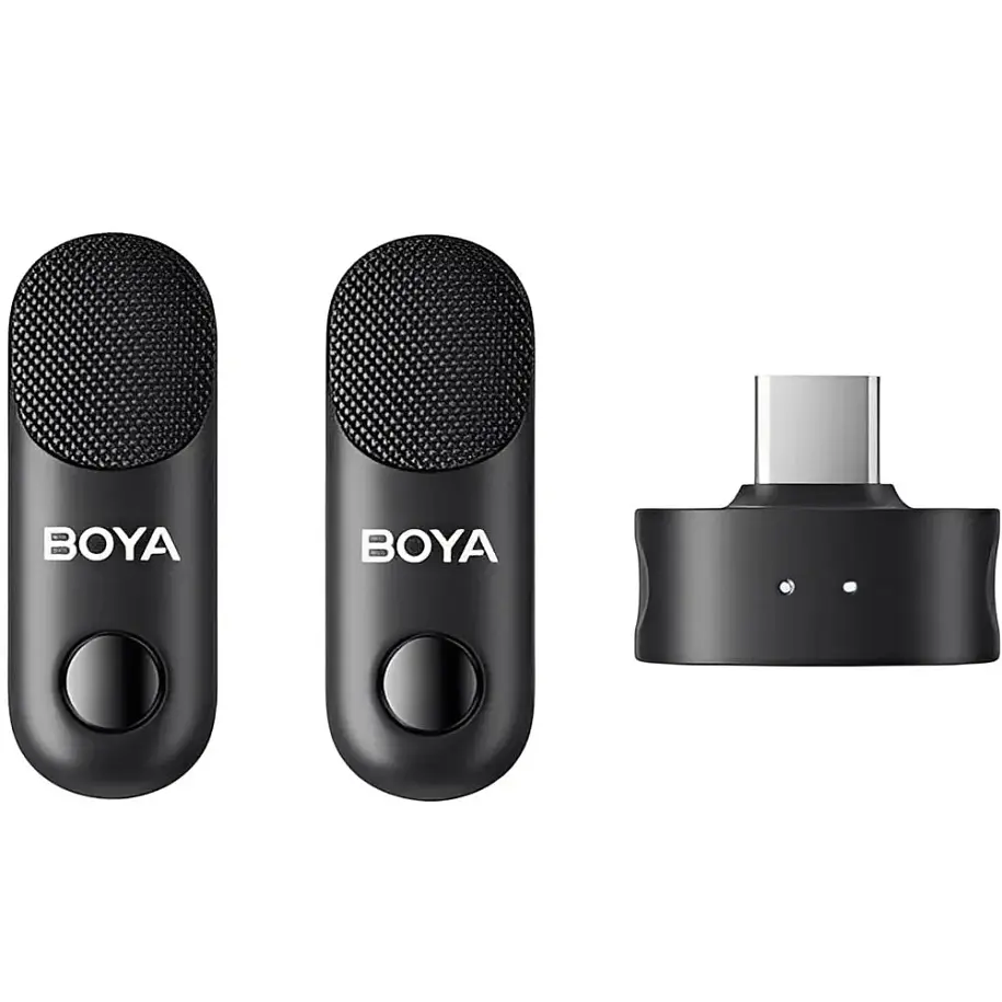 Boya Magic-06 Micrófono Inalámbrico Doble USB-C Con IA Sin Estuche de Carga 1