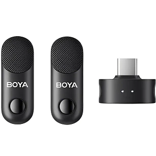 Boya Magic-06 Micrófono Inalámbrico Doble USB-C Con IA Sin Estuche de Carga