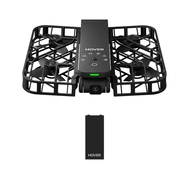 HOVERAir X1 Combo Dron Cámara Autónoma Plegable Negro 125 g Con 2 Baterías y Hub de Carga HA10001 1