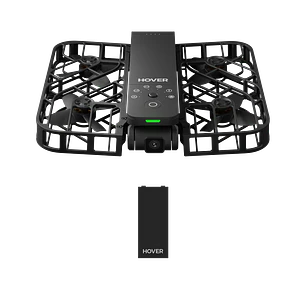 HOVERAir X1 Combo Dron Cámara Autónoma Plegable Negro 125 g Con 2 Baterías y Hub de Carga HA10001