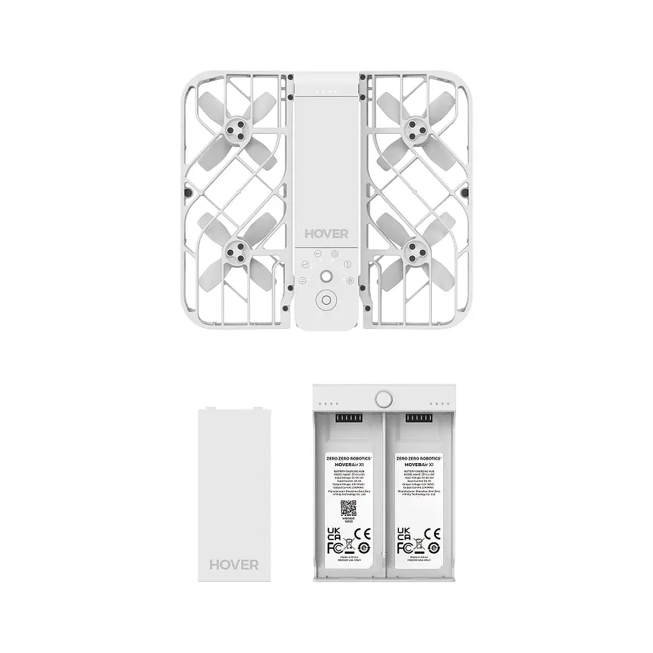 HOVERAir X1 Combo Dron Cámara Autónoma Plegable Negro 125 g Con 2 Baterías y Hub de Carga HA10001 5