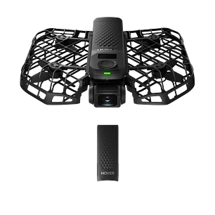 HOVERAir X1 PRO Combo Dron Cámara Autónoma 4K60 Con 3 Baterías, Hub de Carga y Estuche HA10002
