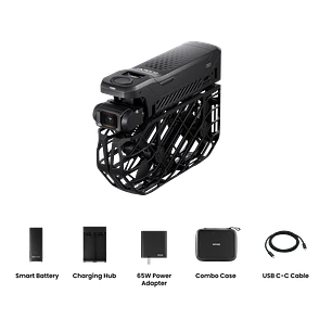 HOVERAir X1 PRO Combo Dron Cámara Autónoma 4K60 Con 3 Baterías, Hub de Carga y Estuche HA10002