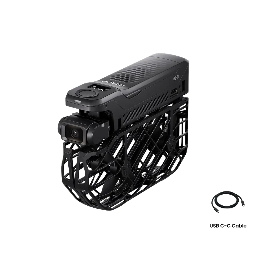 HOVERAir X1 PRO Combo Dron Cámara Autónoma 4K60 Con 3 Baterías, Hub de Carga y Estuche HA10002 3
