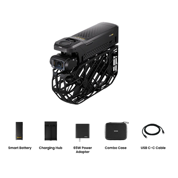 HOVERAir X1 PROMAX Combo Dron Cámara Autónoma 8K Con 3 Baterías, Hub de Carga y Estuche HA10003 2