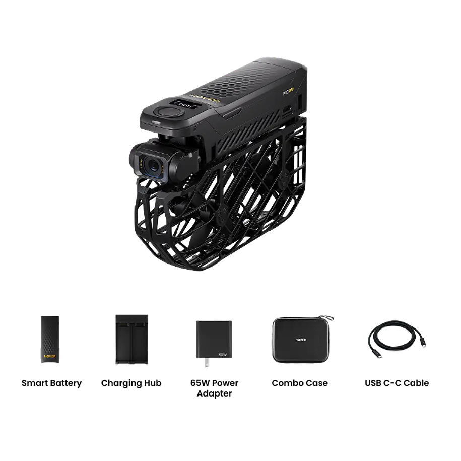 HOVERAir X1 PROMAX Combo Dron Cámara Autónoma 8K Con 3 Baterías, Hub de Carga y Estuche HA10003 2