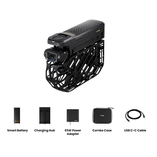 HOVERAir X1 PROMAX Combo Dron Cámara Autónoma 8K Con 3 Baterías, Hub de Carga y Estuche HA10003