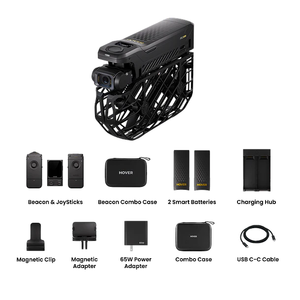 HOVERAir X1 PROMAX Cycling Combo Dron Cámara Autónoma 8K Con Beacon, JoySticks y Kit Para Ciclismo HA10005 3