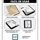 VGO SHBS5050-W Marco Shadow Box 50x50 de MDF y Vidrio Blanco Con Profundidad de 3,5 cm - Thumbnail 3