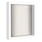 VGO SHBS4040-W Marco Shadow Box 40x40 de MDF y Vidrio Blanco Con Profundidad de 3,5 cm - Thumbnail 1