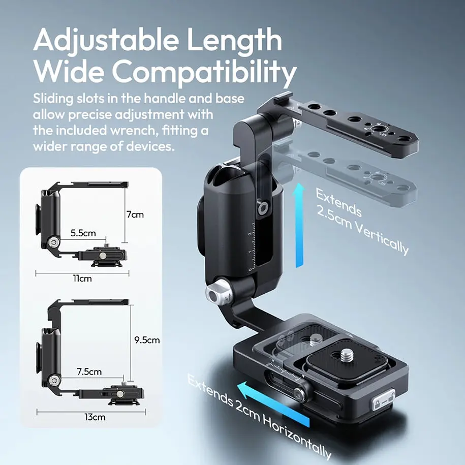 Ulanzi XJ01 Uka Jaula Plegable Universal Para Cámaras con Empuñadura 2 en 1 UL-C116 7