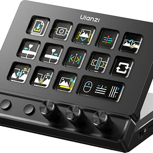 Ulanzi D200X Consola Creativa Todo en Uno con 14 Teclas LCD y Hub 8 en 1 UL-A045