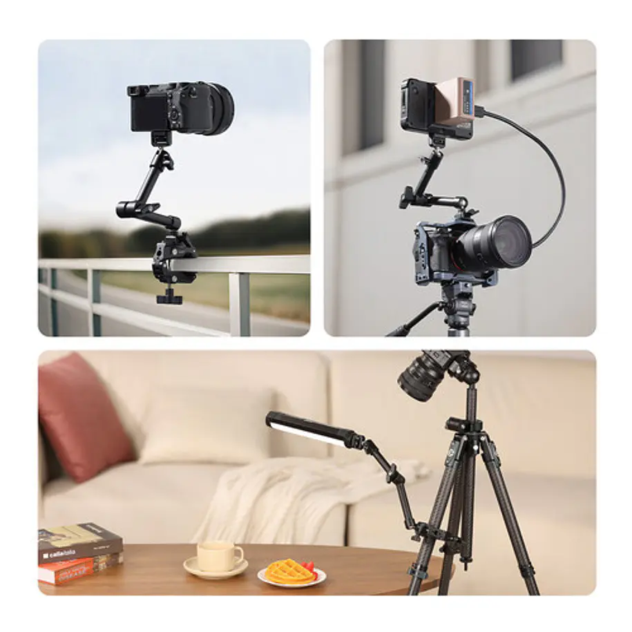 Ulanzi HD02 Super Clamp Pinza Tipo Cangrejo con Pines ARRI Carga 3 kg UL-T099 5