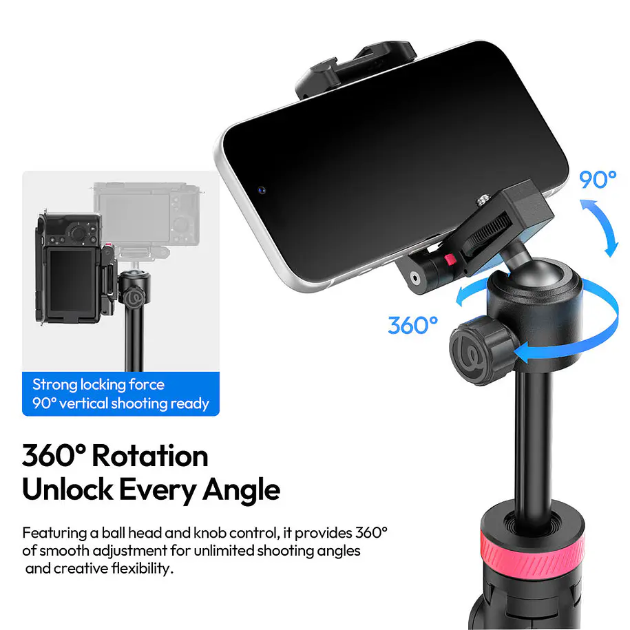 Ulanzi MT-44 B Palo Selfie Trípode 2 en 1 con Control Bluetooth UL-S056 5