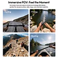 Ulanzi HERO 01 Soporte de Cabeza Para Cámaras Deportivas y Celular con Zapata Fría UL-C098A - Thumbnail 7