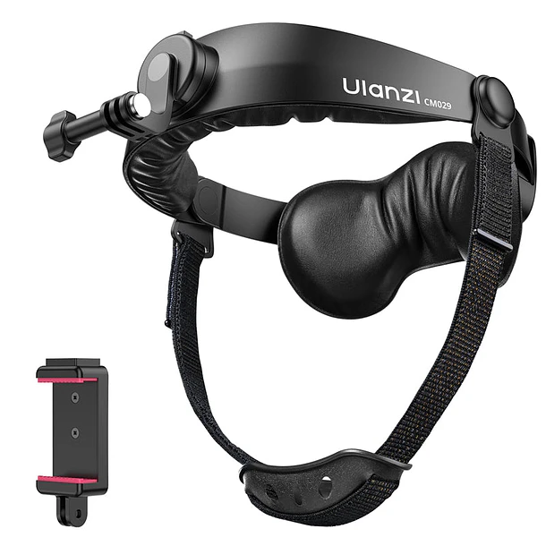 Ulanzi HERO 01 Soporte de Cabeza Para Cámaras Deportivas y Celular con Zapata Fría UL-C098A 8