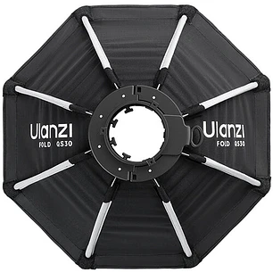 Ulanzi FOLD QS30 Softbox Octagonal 30 cm Plegable con Montura Mini Bowens y Grilla UL-L304