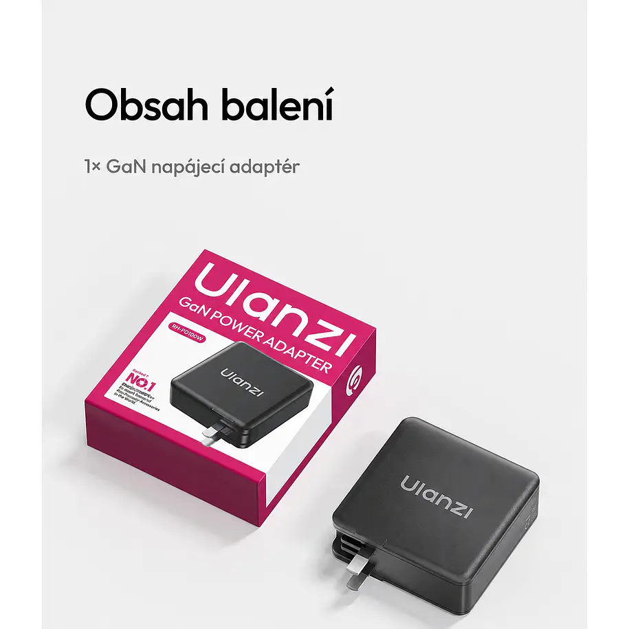 Ulanzi RH-PD100W Cargador GaN USB-C 100W PD 3.0 Enchufe Europeo UL-E008 7