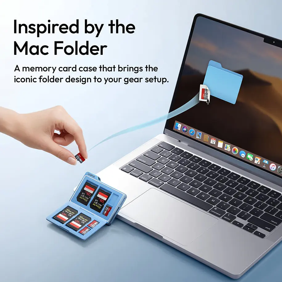 Ulanzi DC01 Estuche 2 en 1 Para Tarjetas de Memoria con Lector USB-C Negro UL-X148 3
