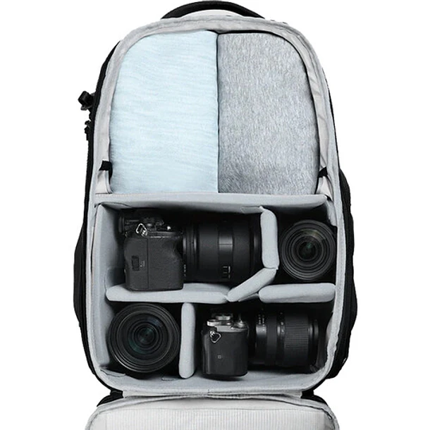 Ulanzi YY038 Urban Travel V2 Mochila Fotográfica 22L Negra Para Cámaras y Notebook 16