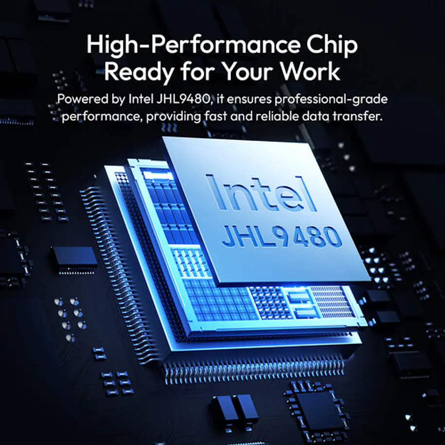Ulanzi DT580 Gabinete Para SSD M.2 NVMe Thunderbolt 5 80 Gbps Sin SSD Incluido UL-I006 3