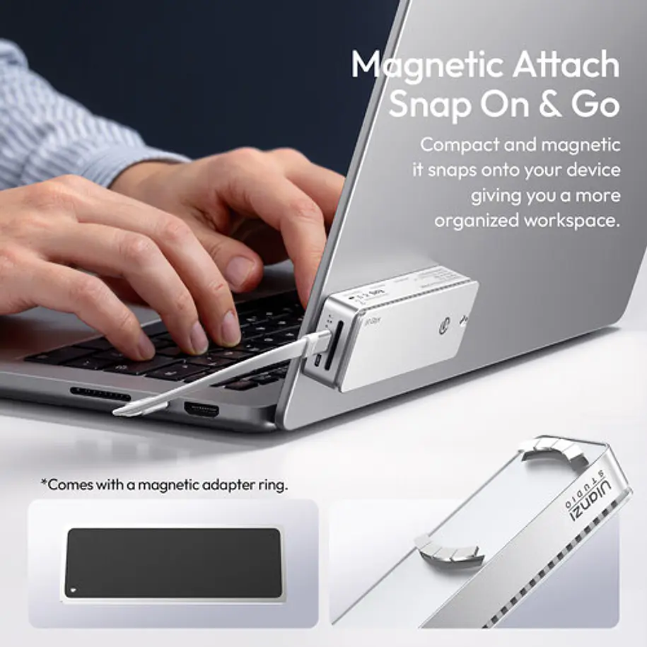 Ulanzi DT580 Gabinete Para SSD M.2 NVMe Thunderbolt 5 80 Gbps Sin SSD Incluido UL-I006 7