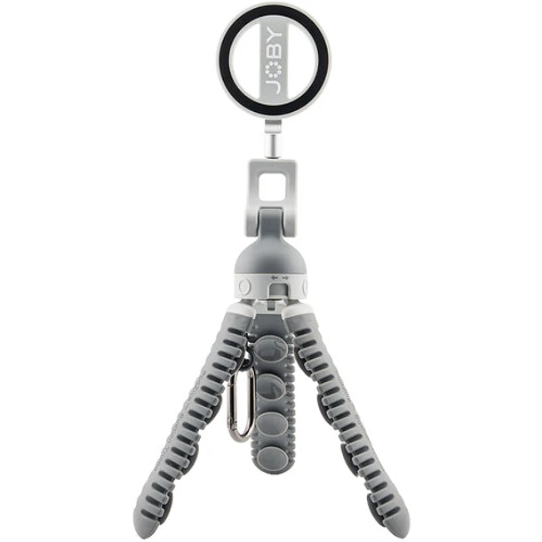 Joby PodZilla Octo PZ01 Trípode Flexible con Ventosas y Montura MagSafe Para Celular Gris JB0002MT 1