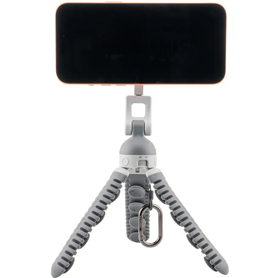 Joby PodZilla Octo PZ01 Trípode Flexible con Ventosas y Montura MagSafe Para Celular Gris JB0002MT 6