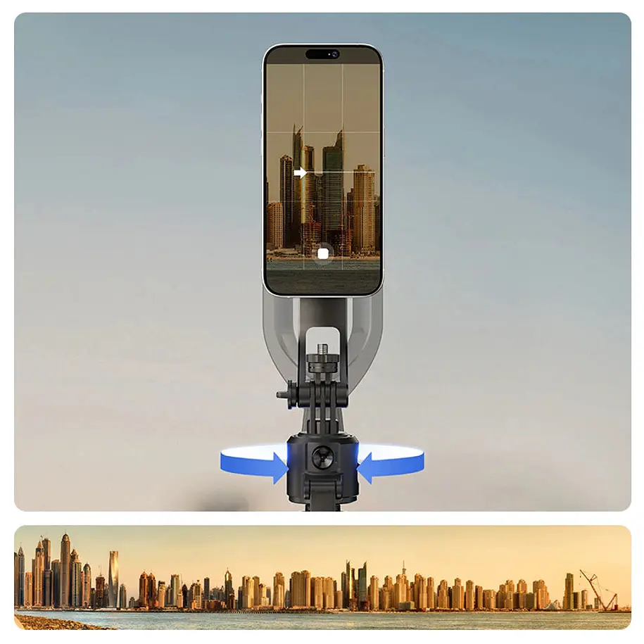 Ulanzi TT23M Palo Selfie Trípode con Seguimiento Automático y Soporte Magnético UL-T201 10
