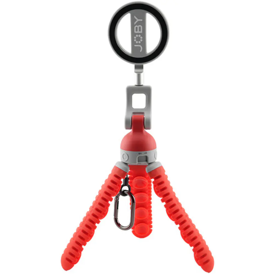Joby PodZilla Octo PZ01 Trípode Flexible con Ventosas y Montura MagSafe Para Celular Rojo JB0003MT 1