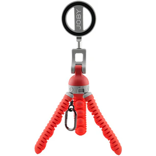 Joby PodZilla Octo PZ01 Trípode Flexible con Ventosas y Montura MagSafe Para Celular Rojo JB0003MT
