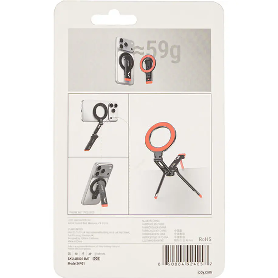 Joby AC03 Soporte MagSafe Para Celular Agarre y Mini Trípode con Gancho Mantis JB0014MT 2