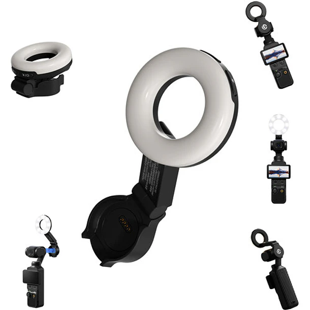Ulanzi LM004 Luz Anular Magnética Para DJI Osmo Pocket 4 con 3 Temperaturas de Color UL-L323 3