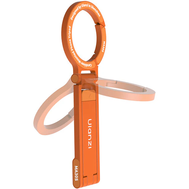 Ulanzi MA30S Trípode Magnético Para Celular con Mosquetón Versión Slim Color Naranjo UL-T211 6