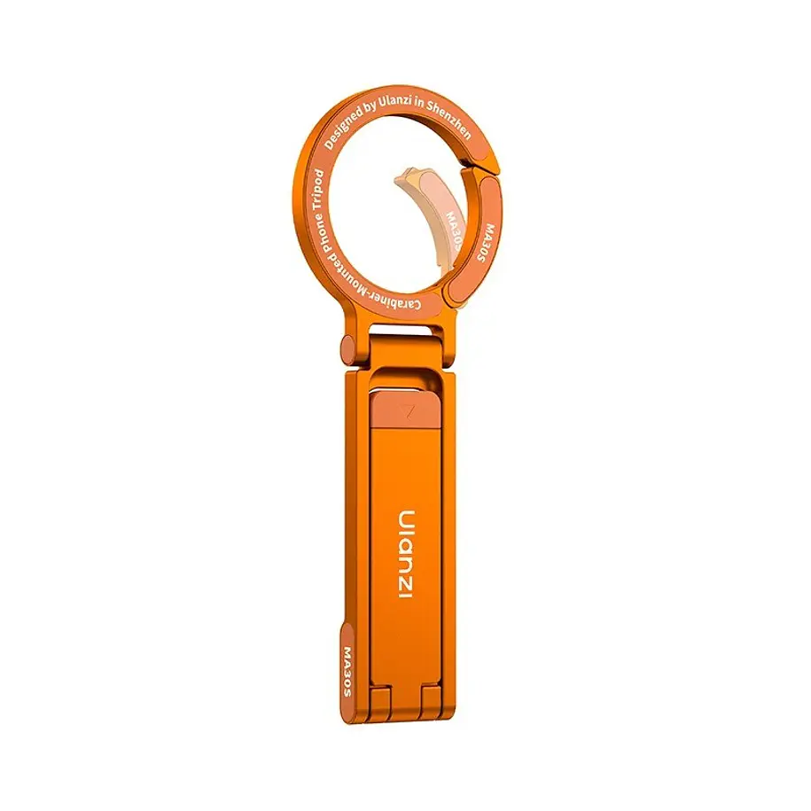 Ulanzi MA30S Trípode Magnético Para Celular con Mosquetón Versión Slim Color Naranjo UL-T211 8
