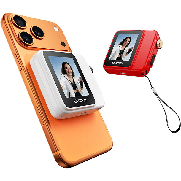 Ulanzi VM02 Pantalla Monitor Selfie Inalámbrica Magnética Para Celular Rojo UL-I007 2