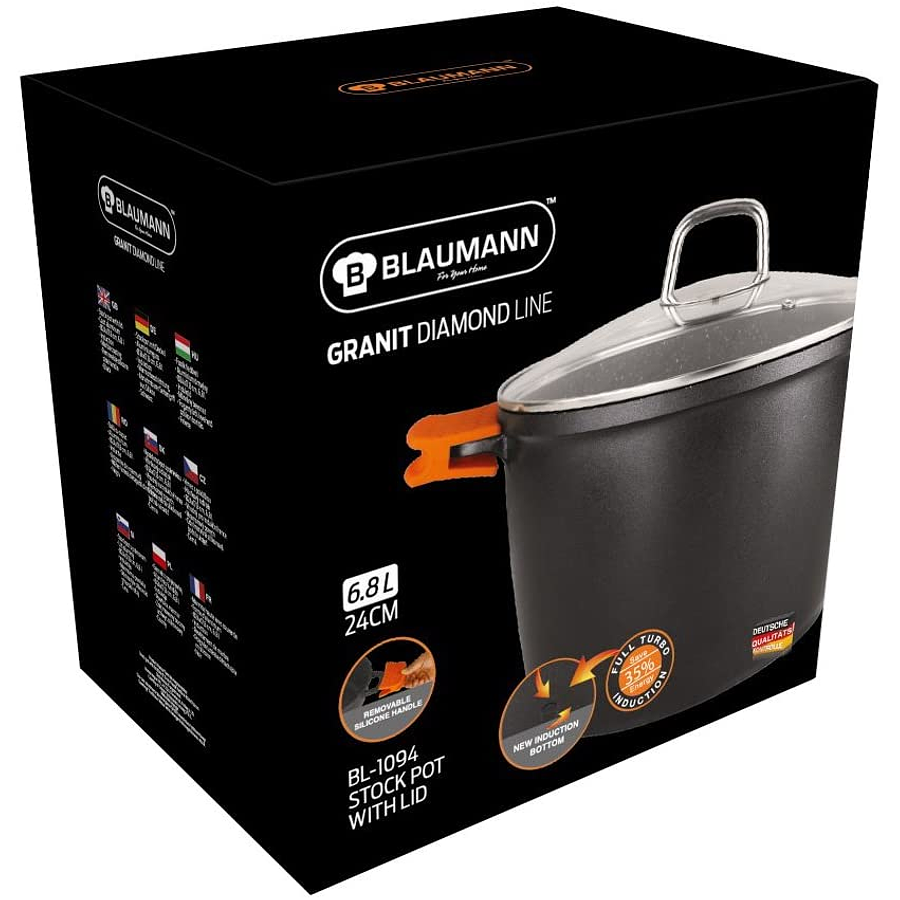 Olla Black Diamond 6,8 litros de aluminio