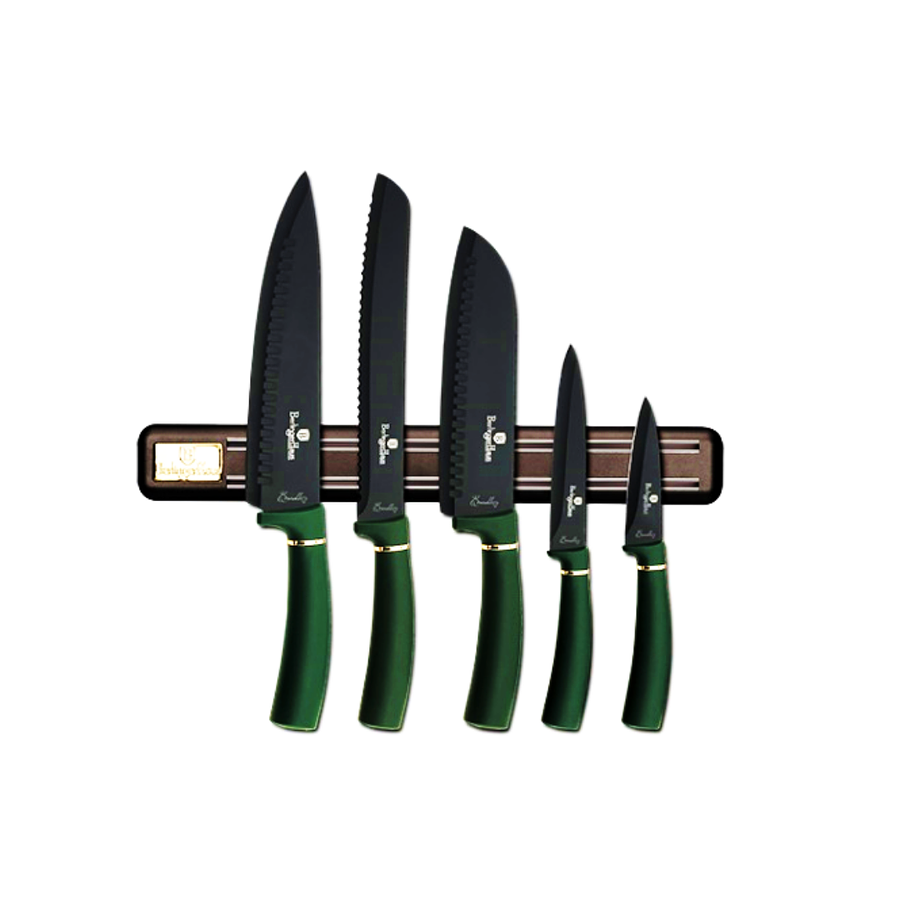 Set de cuchillos con colgador magnético de 6 piezas
