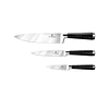 Set de 3 cuchillos de acero inoxidable