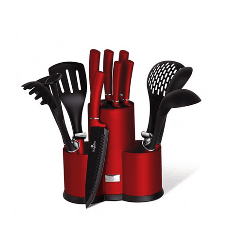 Set de cuchillos y utensilios 12 piezas