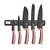 Set de cuchillos de 6 piezas color rosa metálico