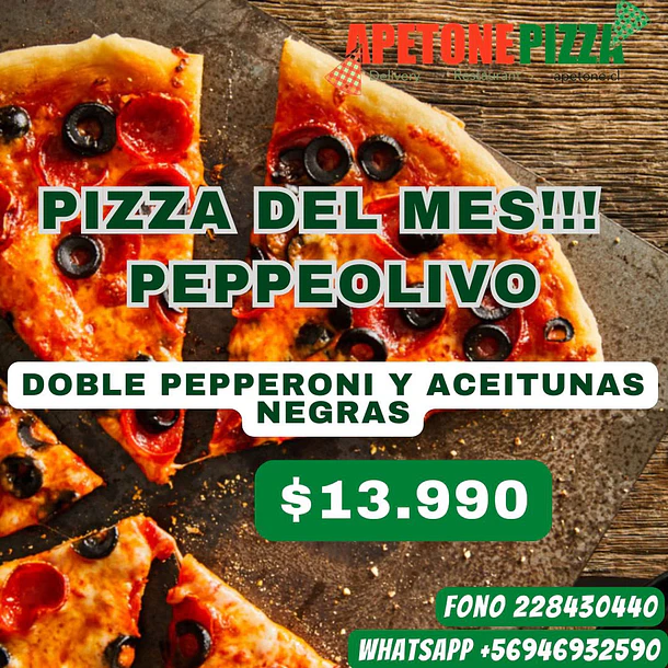 PIZZA DEL MES
