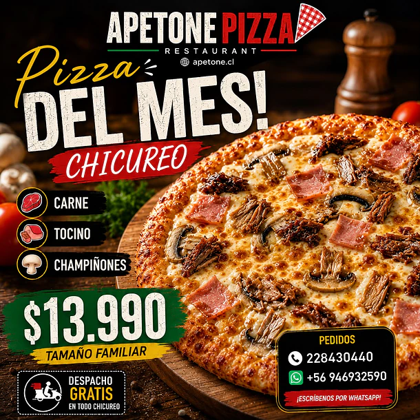 PIZZA DEL MES