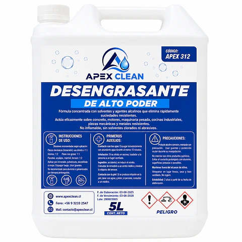 Desengrasante Alto Poder 5L