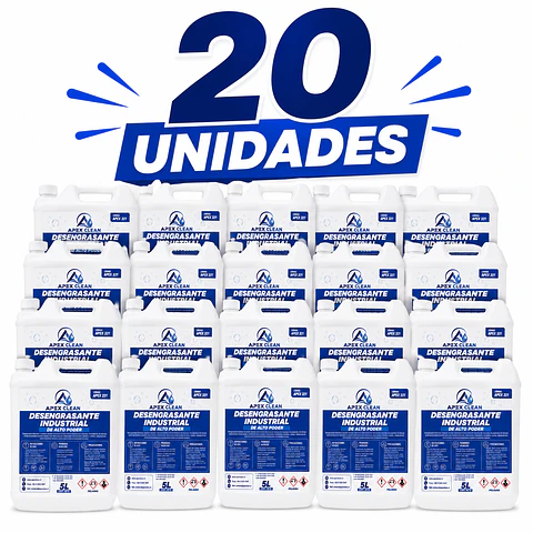 20 DESENGRASANTE INDUSTRIAL ALTO PODER ENV 5L